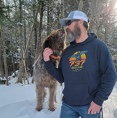 Sebasticook President Kris Goodine and Hank